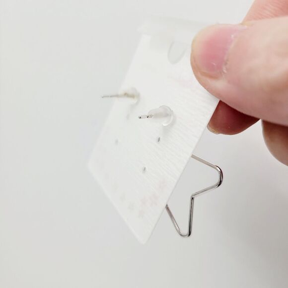 Brand New Silver Star & Moon Earring - Picture 3 of 4